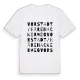 Vorstadt/Bärenackerweg ordlek t-shirt