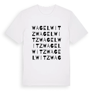 Wagelwitz ordlek t-shirt – ekologisk bomull t-shirt från Pinshirt