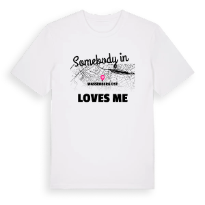 Någon i Wasserberg Ost älskar mig t-shirt – ekologisk bomull t-shirt från Pinshirt