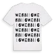 Weßnig ordlek t-shirt