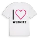 Jag älskar Weßnitz t-shirt stort tryck