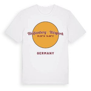 Weißenberg - Wóspork cirkel t-shirt – ekologisk bomull t-shirt från Pinshirt