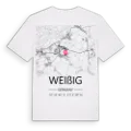 Weißig karta t-shirt