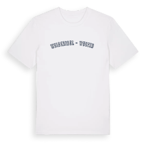 Weißkeißel – Wuskidź college t-shirt – ekologisk bomull t-shirt från Pinshirt