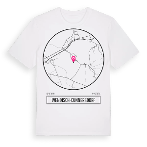 Wendisch-Cunnersdorf t-shirt – ekologisk bomull t-shirt från Pinshirt