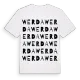 Werda ordlek t-shirt