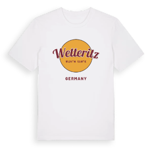 Wetteritz cirkel t-shirt – ekologisk bomull t-shirt från Pinshirt