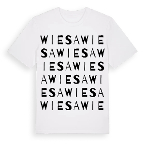 Wiesa ordlek t-shirt – ekologisk bomull t-shirt från Pinshirt