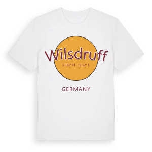 Wilsdruff cirkel t-shirt – ekologisk bomull t-shirt från Pinshirt
