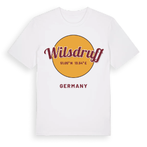 Wilsdruff cirkel t-shirt – ekologisk bomull t-shirt från Pinshirt
