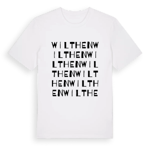 Wilthen ordlek t-shirt – ekologisk bomull t-shirt från Pinshirt