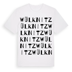 Wülknitz ordlek t-shirt – ekologisk bomull t-shirt från Pinshirt