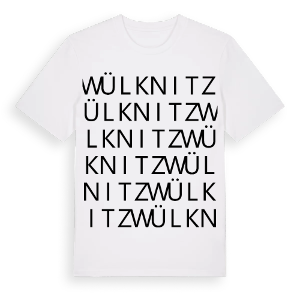 Wülknitz ordlek t-shirt – ekologisk bomull t-shirt från Pinshirt