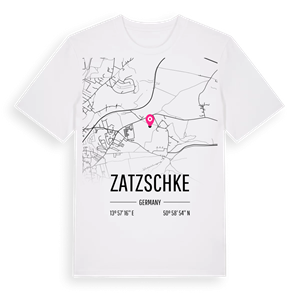 Zatzschke karta t-shirt – ekologisk bomull t-shirt från Pinshirt