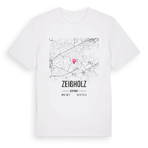 Zeißholz karta t-shirt – ekologisk bomull t-shirt från Pinshirt
