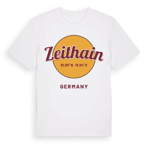 Zeithain cirkel t-shirt – ekologisk bomull t-shirt från Pinshirt