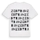Zentrum ordlek t-shirt