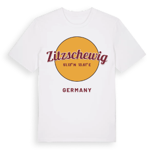 Zitzschewig cirkel t-shirt – ekologisk bomull t-shirt från Pinshirt