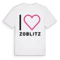 Jag älskar Zoblitz t-shirt stort tryck