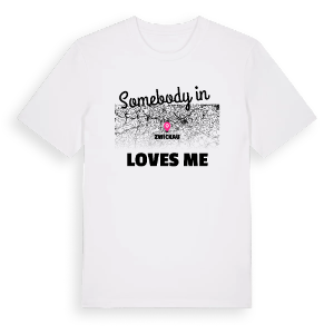 Någon i Zwickau älskar mig t-shirt – ekologisk bomull t-shirt från Pinshirt