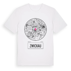 Zwickau t-shirt – ekologisk bomull t-shirt från Pinshirt