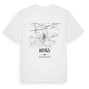 Akyazı karta t-shirt – ekologisk bomull t-shirt från Pinshirt