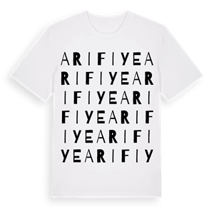 Arifiye ordlek t-shirt – ekologisk bomull t-shirt från Pinshirt