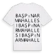 Başpınar Mahallesi ordlek t-shirt