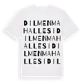 Dilmen Mahallesi ordlek t-shirt