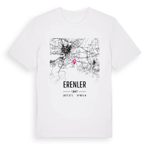 Erenler karta t-shirt – ekologisk bomull t-shirt från Pinshirt