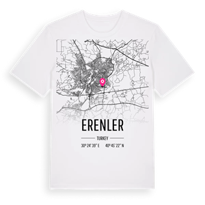 Erenler karta t-shirt – ekologisk bomull t-shirt från Pinshirt