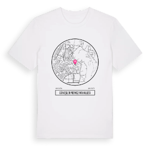 Güneşler Merkez Mahallesi t-shirt – ekologisk bomull t-shirt från Pinshirt