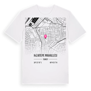 Hızırtepe Mahallesi karta t-shirt – ekologisk bomull t-shirt från Pinshirt