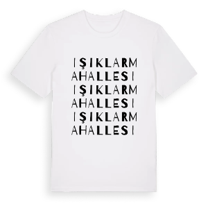 Işıklar Mahallesi ordlek t-shirt – ekologisk bomull t-shirt från Pinshirt