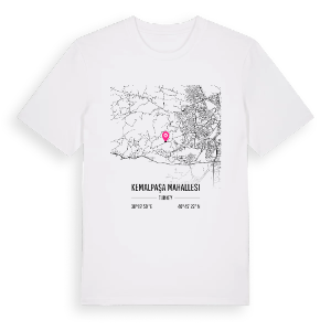 Kemalpaşa Mahallesi karta t-shirt – ekologisk bomull t-shirt från Pinshirt