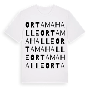 Orta Mahalle ordlek t-shirt – ekologisk bomull t-shirt från Pinshirt