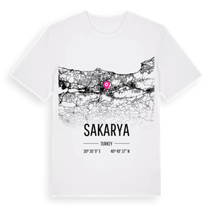 Sakarya karta t-shirt – ekologisk bomull t-shirt från Pinshirt