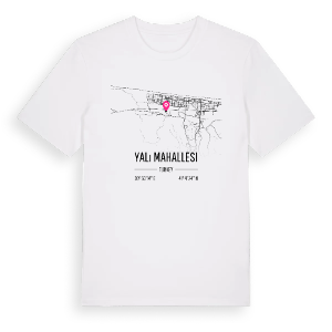 Yalı Mahallesi karta t-shirt – ekologisk bomull t-shirt från Pinshirt