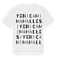 Yenicami Mahallesi ordlek t-shirt