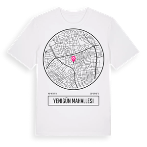 Yenigün Mahallesi t-shirt – ekologisk bomull t-shirt från Pinshirt