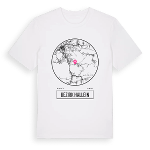 Bezirk Hallein t-shirt – ekologisk bomull t-shirt från Pinshirt