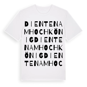 Dienten am Hochkönig ordlek t-shirt – ekologisk bomull t-shirt från Pinshirt