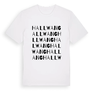 Hallwang ordlek t-shirt – ekologisk bomull t-shirt från Pinshirt