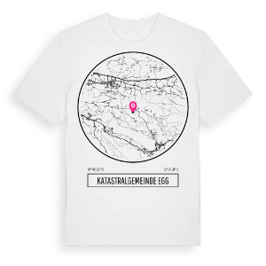 Katastralgemeinde Egg t-shirt – ekologisk bomull t-shirt från Pinshirt