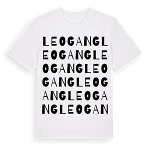 Leogang ordlek t-shirt – ekologisk bomull t-shirt från Pinshirt