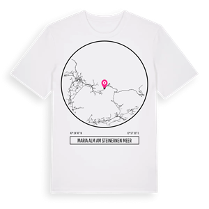 Maria Alm am Steinernen Meer t-shirt – ekologisk bomull t-shirt från Pinshirt