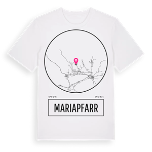 Mariapfarr t-shirt – ekologisk bomull t-shirt från Pinshirt