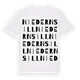 Niedernsill ordlek t-shirt
