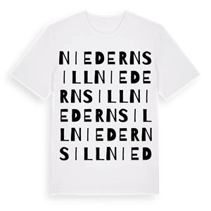 Niedernsill ordlek t-shirt – ekologisk bomull t-shirt från Pinshirt