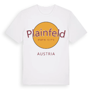 Plainfeld cirkel t-shirt – ekologisk bomull t-shirt från Pinshirt